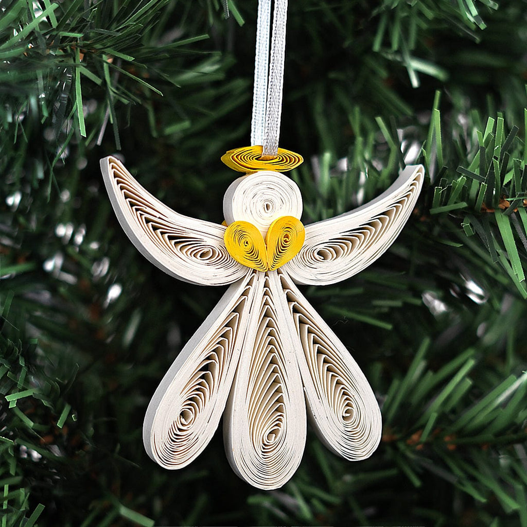 Quilled Angel Ornaments Box Set Quilling Card