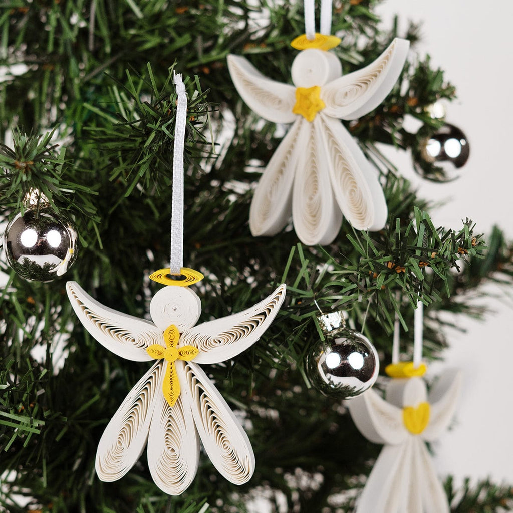 Quilled Angel Ornaments Box Set Quilling Card
