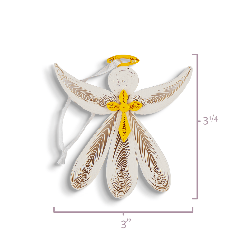 Quilled Angel Ornaments Box Set Quilling Card