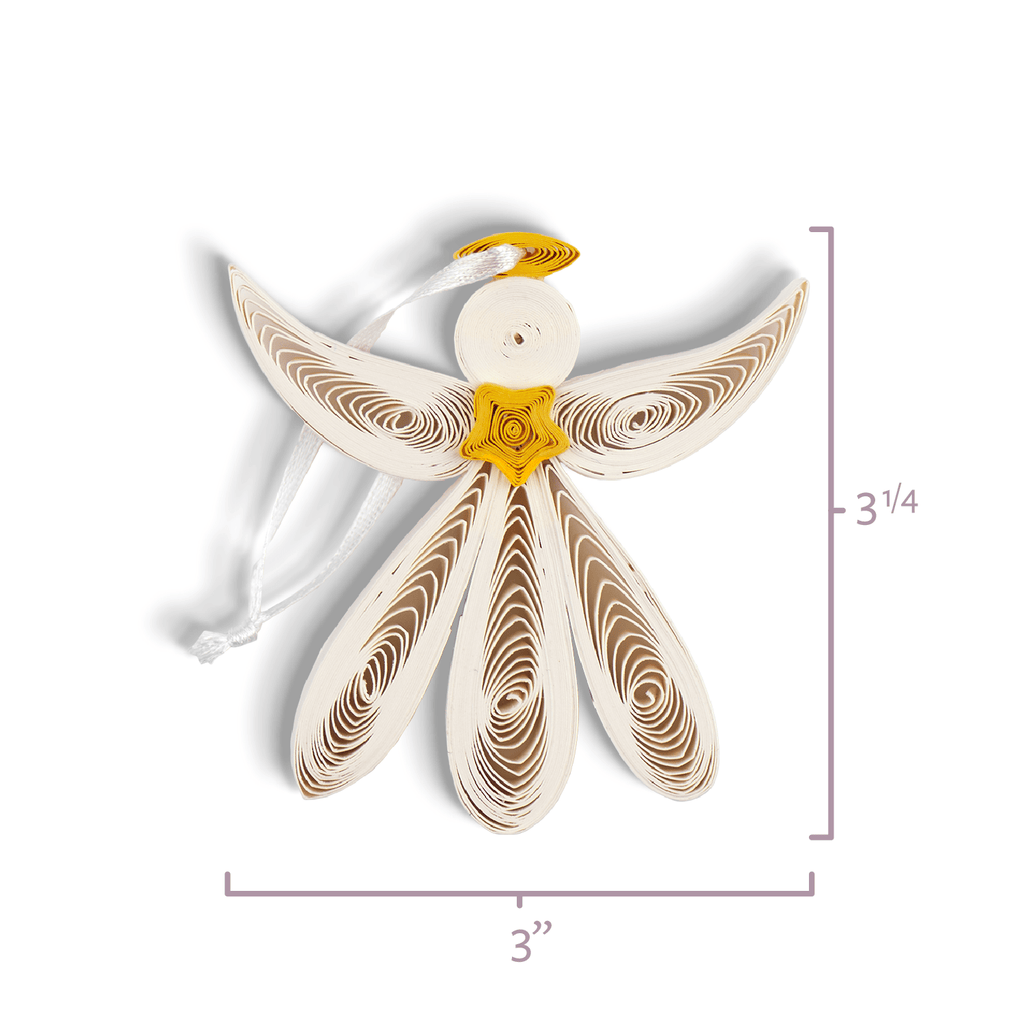 Quilled Angel Ornaments Box Set Quilling Card