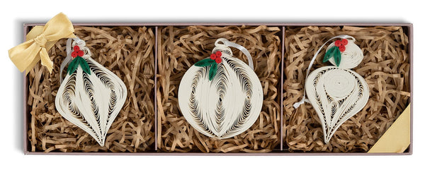 Quilled Christmas Ornaments Box Set