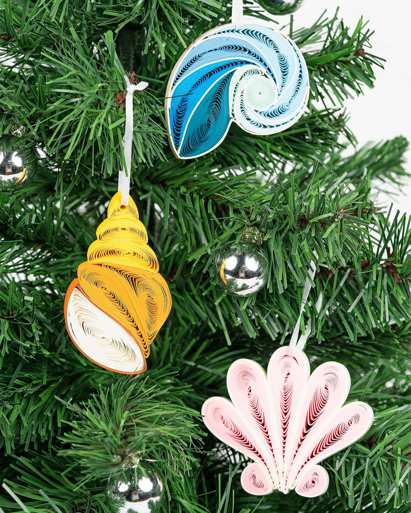 Quilled Seashell Ornaments Box Set – Quilling Card