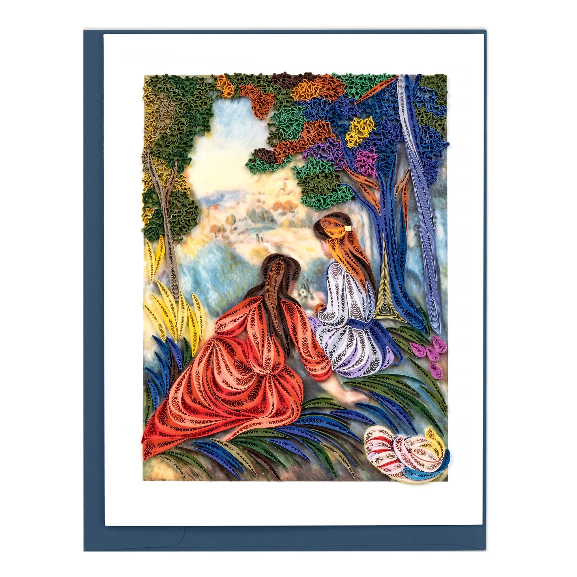 Quilled Artist Series - In the Meadow, Renoir Greeting Card