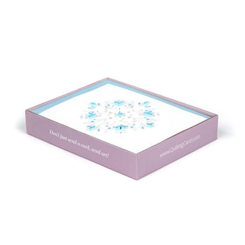 Snowflake Note Card Box Set - Quilling Card - Note Card Box Set