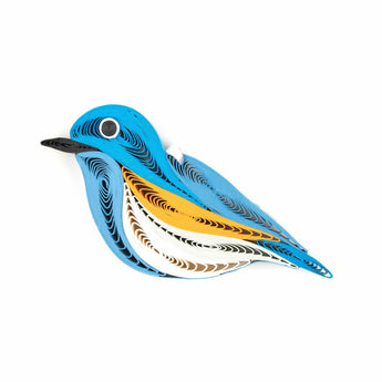 Bluebird Ornament - Single - Quilling Card - Ornament