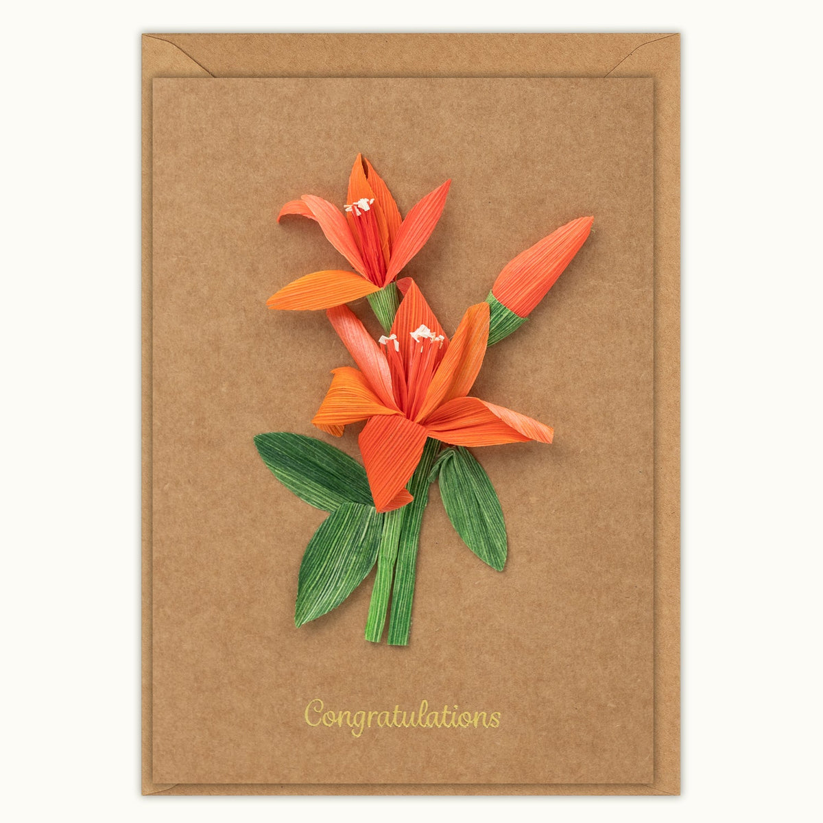paper tiger lily Congrats Orange Tiger Lily | Flower