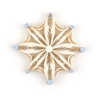 Snowflake Ornament - Single - Quilling Card - Ornament