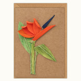 Bird of Paradise Handmade Card