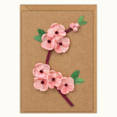 Cherry Blossom Handmade Card