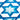 Quilled Blue Star of David Greeting Card - Quilling Card - Greeting Card