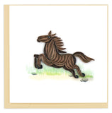 Quilled Horse Greeting Card