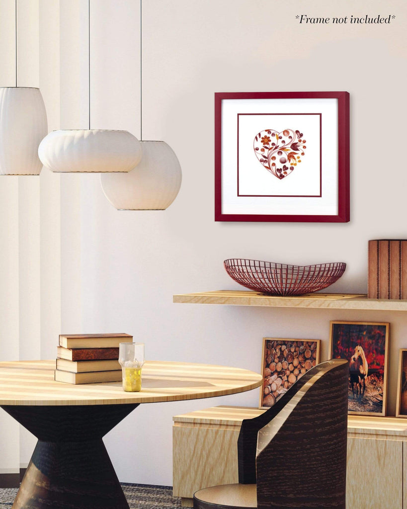 Handcrafted Heart Wall Art | Quilling Card¨