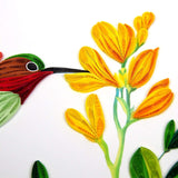 Quilled Hummingbird Wall Art