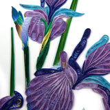 Quilled Iris Wall Art