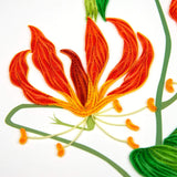 Quilled Tiger Lily Wall Art