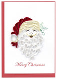 Quilled Santa Beard Holiday Card Box Set