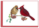 Quilled Cardinals Holiday Card Box Set