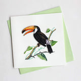 Quilled Toucan Greeting Card