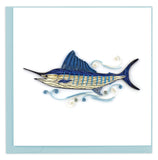 Quilled Swordfish Greeting Card