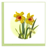 Quilled Daffodil Greeting Card