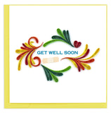 Quilled Get Well Soon Card