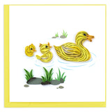 Quilled Duck & Ducklings Card