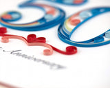 Detail shot of Quilled 50th Anniversary