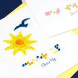 Quilled Braille "Cheer Up" Card