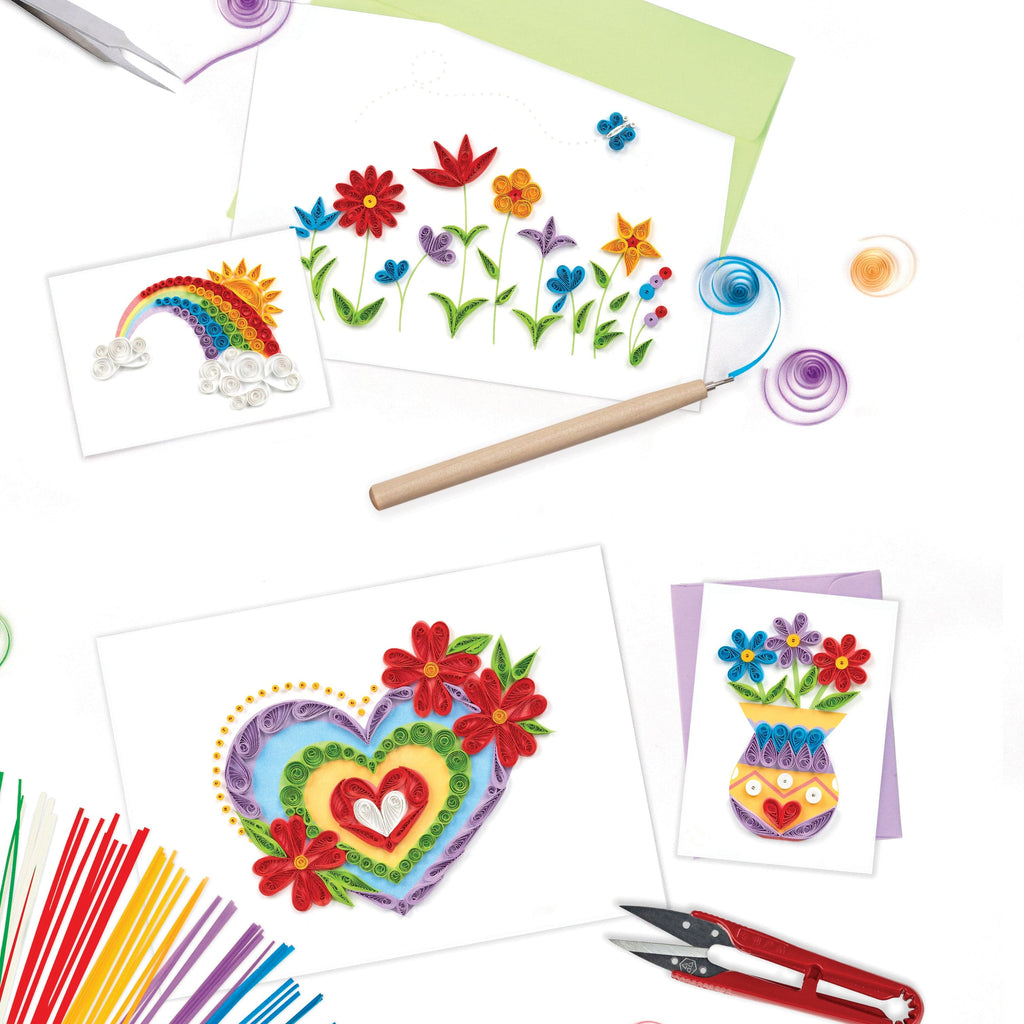 Quilled Creations Quill-a-card Kit Love Birds