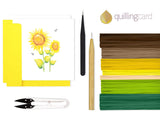 DIY Quilling Kit Sunflowers - Advanced