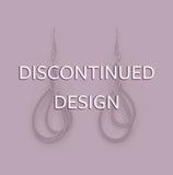 Black Infinity Knot Quilled Earrings