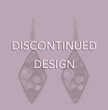 Onyx Diamond Swirl Quilled Earrings