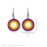 Rainbow Lollipop Quilled Earrings