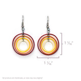 Sunshine Halos Quilled Earrings