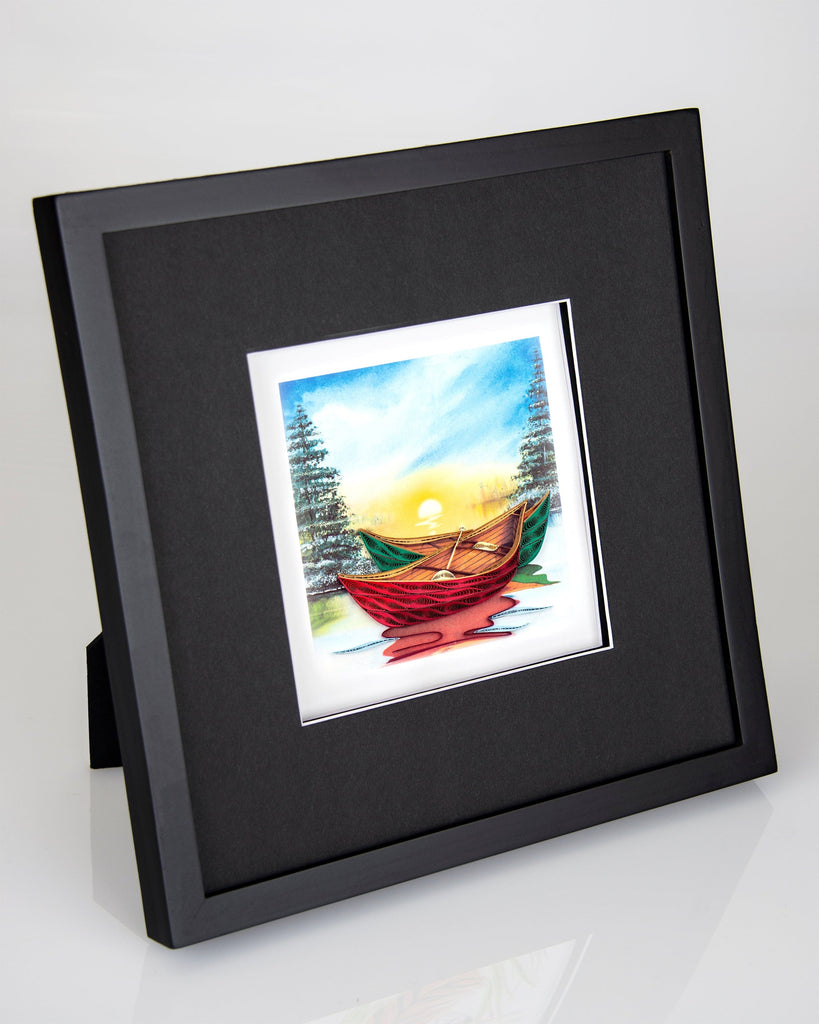 Black Shadow Box Frame Quilling Card¨