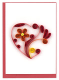 Quilled Heart Gift Enclosure Mini Card