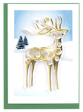 Quilled Reindeer Gift Enclosure Mini Card