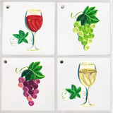 Quilled Grapes & Wine Gift Tag Box Set