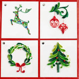 Quilled Christmas Gift Tag Box Set
