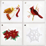 Quilled Traditional Holiday Gift Tag Box set