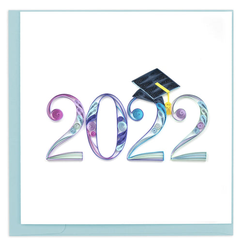 Quilled 2022 Grad Card