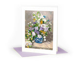 Quilled Artist Series - Spring Bouquet, Renoir Greeting Card