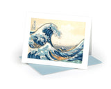 Quilled Artist Series - The Great Wave off Kanagawa, Hokusai Greeting Card