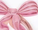 Detail shot of Quilled Ballet Slippers Greeting Card