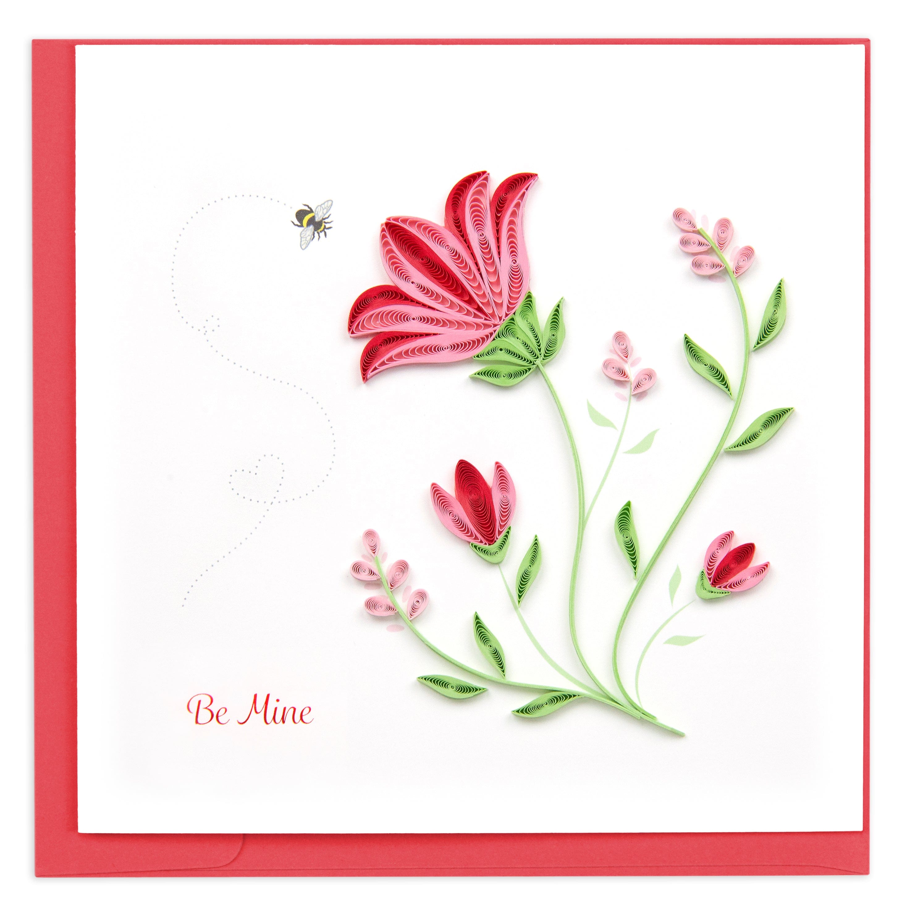 Handcrafted Be Mine Greeting Card