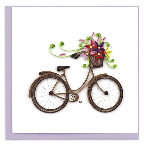 BL963 | Bicycle with Flower Basket
