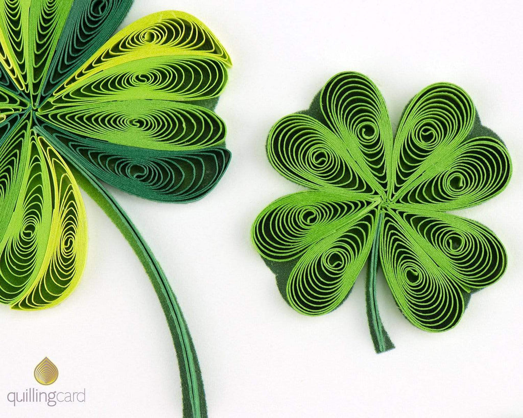 Handcrafted Braille "Good Luck" Card Quilling Card¨