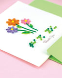 Quilled Braille "Thank You" Card