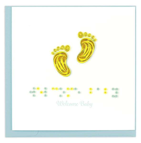 BR1613 | Braille "Welcome Baby"