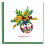 Quilled Christmas Ornament Greeting Card